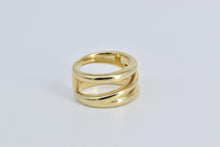 Load image into Gallery viewer, 18K Tiffany &amp; Co Zig Zag Le Circle Statement Band Ring Yellow Gold