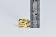 Load image into Gallery viewer, 18K Tiffany &amp; Co Zig Zag Le Circle Statement Band Ring Yellow Gold