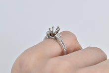 Load image into Gallery viewer, 14K Marquise Diamond Engagement Setting Ring White Gold