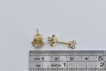 Load image into Gallery viewer, 14K 0.48 Ctw Natural Diamond Vintage Solitaire Stud Earrings Yellow Gold