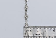 Load image into Gallery viewer, 10K Marquise Natural Diamond Halo Tennis Bracelet 7.5&quot; White Gold