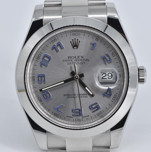Stainless Rolex Datejust 41mm 116300 w/ Box Men's Watch