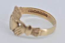 Load image into Gallery viewer, 9K Traditional Claddagh Celtic Promise Wedding Ring Yellow Gold