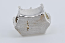 Load image into Gallery viewer, 14K Sapphire Filigree Scalloped Slide Bracelet Charm/Pendant White Gold