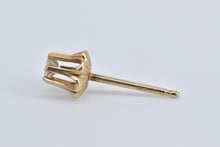 Load image into Gallery viewer, 14K Single Diamond Solitaire Classic Stud Earring Yellow Gold