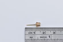 Load image into Gallery viewer, 14K Single Diamond Solitaire Classic Stud Earring Yellow Gold