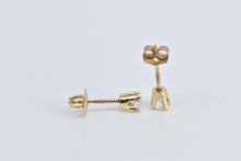 Load image into Gallery viewer, 14K 0.25 Ctw Diamond Solitaire Classic Stud Earrings Yellow Gold