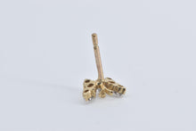 Load image into Gallery viewer, 14K Diamond Butterfly Change Symbol Single Stud Earring Yellow Gold