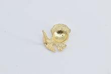 Load image into Gallery viewer, 14K United States Marine Corps USMC Single Stud Earring Yellow Gold