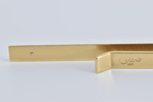Load image into Gallery viewer, 14K Colibri Diamond Inset Vintage Men&#39;s Tie Bar Yellow Gold