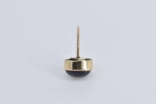 Load image into Gallery viewer, 14K Vintage Purple Goldstone Men&#39;s Tie Tack Pin/Brooch Yellow Gold