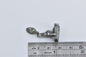 Sterling Silver 3D Walt Disney World Magic Castle Souvenir Charm/Pendant