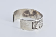 Load image into Gallery viewer, Sterling Silver Roderick &amp; Marilyn Tenorio Kewa Fetish Bear Bracelet 6.75&quot;