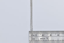 Load image into Gallery viewer, 18K 1.5mm Layered Cable Link Fashion Chain Necklace 20&quot; White Gold