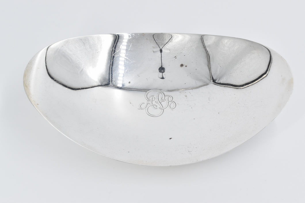 Sterling Silver Tiffany & Co Mid Century Modernist Platter Bowl