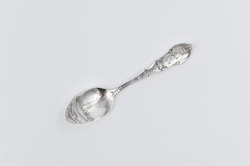 Sterling Silver Bunker Hill Revolutionary War Paul Revere Souvenir Spoon