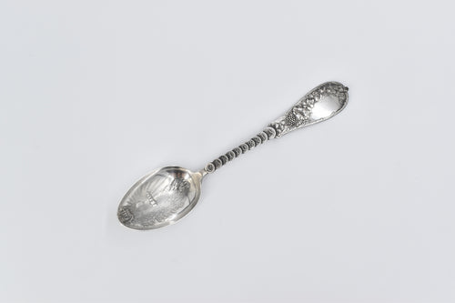 Sterling Silver Antique San Francisco California Ornate Souvenir Spoon
