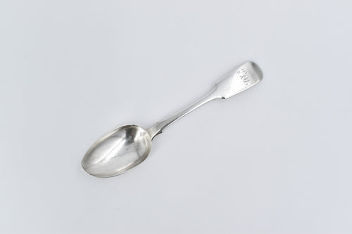 Sterling Silver 1839 William Eaton Monogram Fiddle Table Spoon