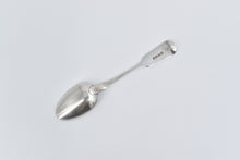 Load image into Gallery viewer, Sterling Silver 1839 William Eaton Monogram Fiddle Table Spoon
