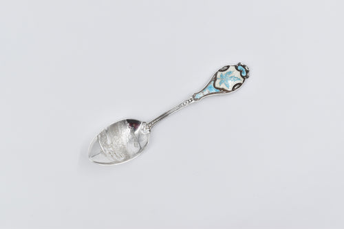 Sterling Silver Mt Sin Donald Glacier British Columbia Souvenir Spoon