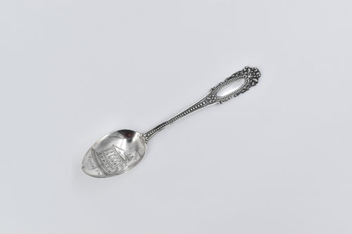 Sterling Silver Court House York PA Pennsylvania Souvenir Spoon