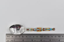 Load image into Gallery viewer, Sterling Silver Lake Louise Atlanta Engraved Enamel Tiki Souvenir Spoon