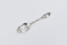 Load image into Gallery viewer, Sterling Silver Los Angeles California Orange Motif Souvenir Spoon