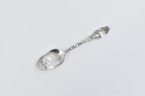 Sterling Silver Los Angeles California Orange Motif Souvenir Spoon