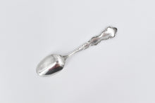 Load image into Gallery viewer, Sterling Silver August Virgo Poppy Flower Birth Month Souvenir Spoon