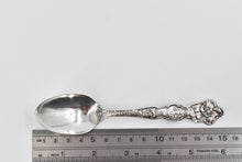 Load image into Gallery viewer, Sterling Silver August Virgo Poppy Flower Birth Month Souvenir Spoon