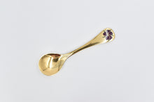 Load image into Gallery viewer, Sterling Silver Georg Jensen 1974 Enamel Gold Plated Annual Spoon