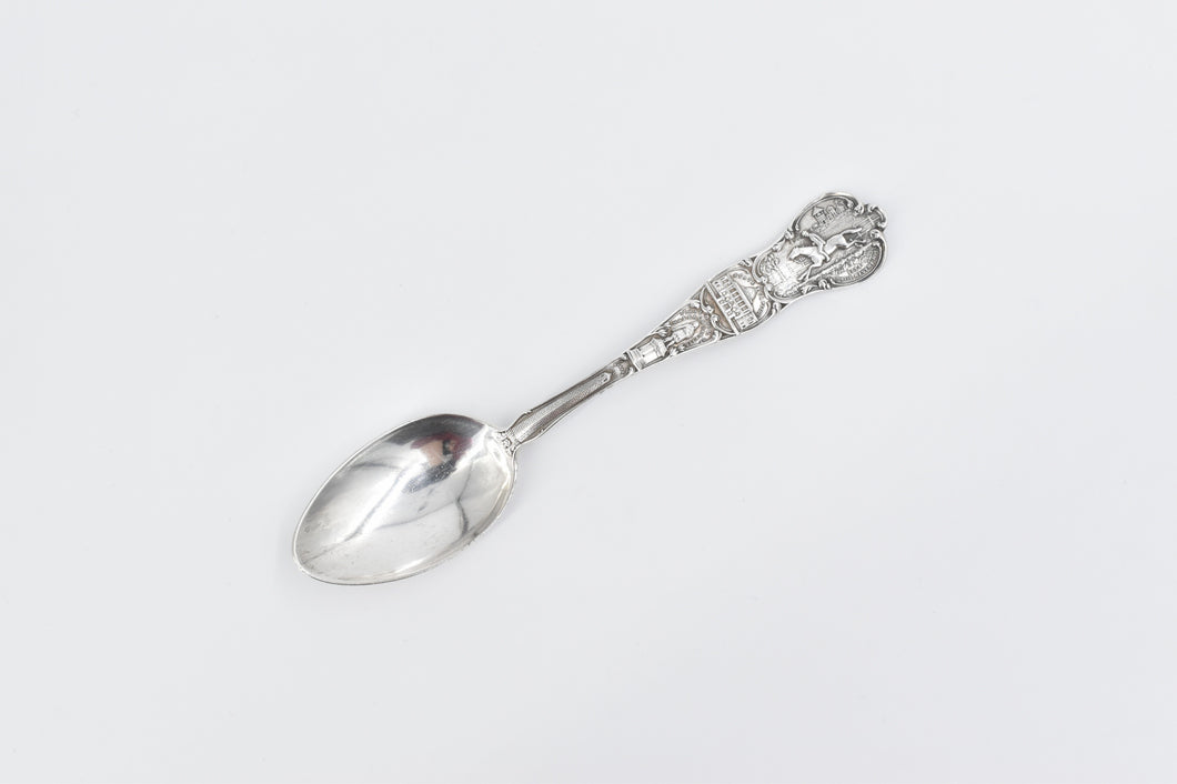 Sterling Silver Boston Massachusetts State Capitol Souvenir Spoon