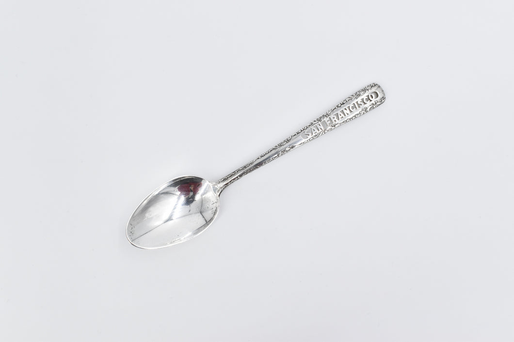 Sterling Silver San Francisco California Cut Out Souvenir Spoon