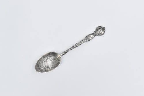 Sterling Silver 1901 Alaska Yukon Pacific Expo Seattle WA Souvenir Spoon