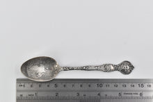 Load image into Gallery viewer, Sterling Silver 1901 Alaska Yukon Pacific Expo Seattle WA Souvenir Spoon