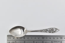 Load image into Gallery viewer, Sterling Silver Colorado Columbine Flower Ornate Souvenir Spoon