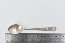 Load image into Gallery viewer, Sterling Silver Engraved Chinese Farmer Motif Souvenir Spoon