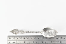 Load image into Gallery viewer, Sterling Silver Chief Pleasant Porter Muskogee Engraved Souvenir Spoon