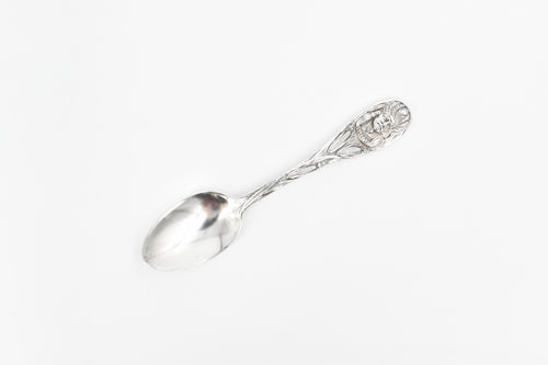 Sterling Silver Native American Corn Motif Table Spoon