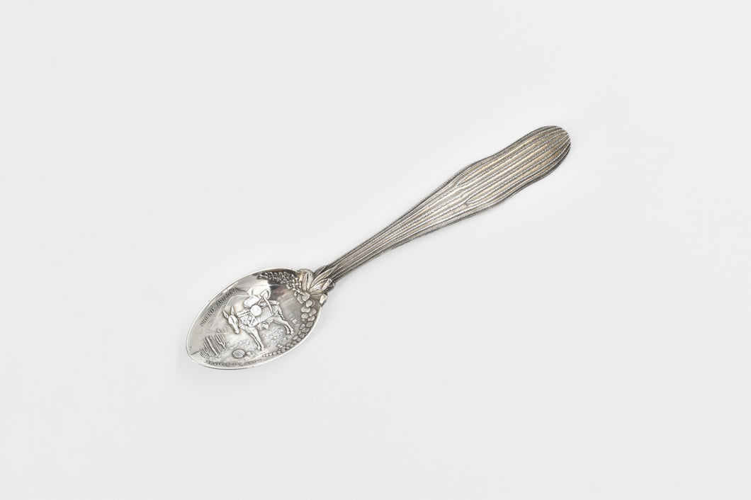 Sterling Silver Phoenix Arizona Prospecting Outfit Cactus Souvenir Spoon