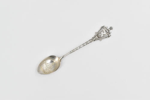 800 Silver Cathedral of Our Lady Antwerp Belgium Souvenir Spoon