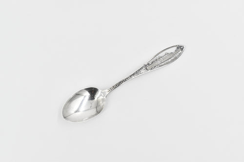 Sterling Silver Hudson River New York City NY Souvenir Spoon