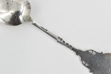 Load image into Gallery viewer, Sterling Silver Royal Windsor Castle Crest Enamel English Souvenir Spoon