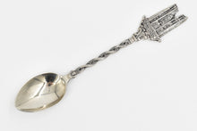 Load image into Gallery viewer, Sterling Silver Saint Gudula Brussels Belgium Ornate Souvenir Spoon