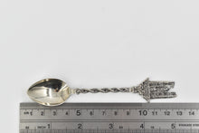 Load image into Gallery viewer, Sterling Silver Saint Gudula Brussels Belgium Ornate Souvenir Spoon