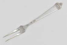 Load image into Gallery viewer, 830 Silver Ornate Nils Hansen Odel Pickle Olive Fork