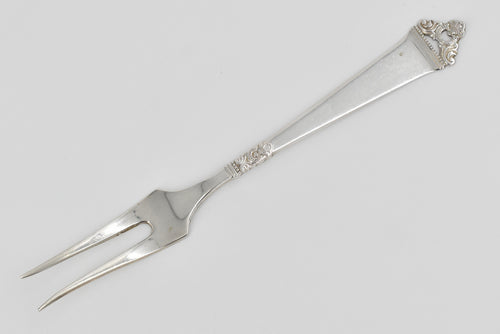 830 Silver Ornate Nils Hansen Odel Pickle Olive Fork