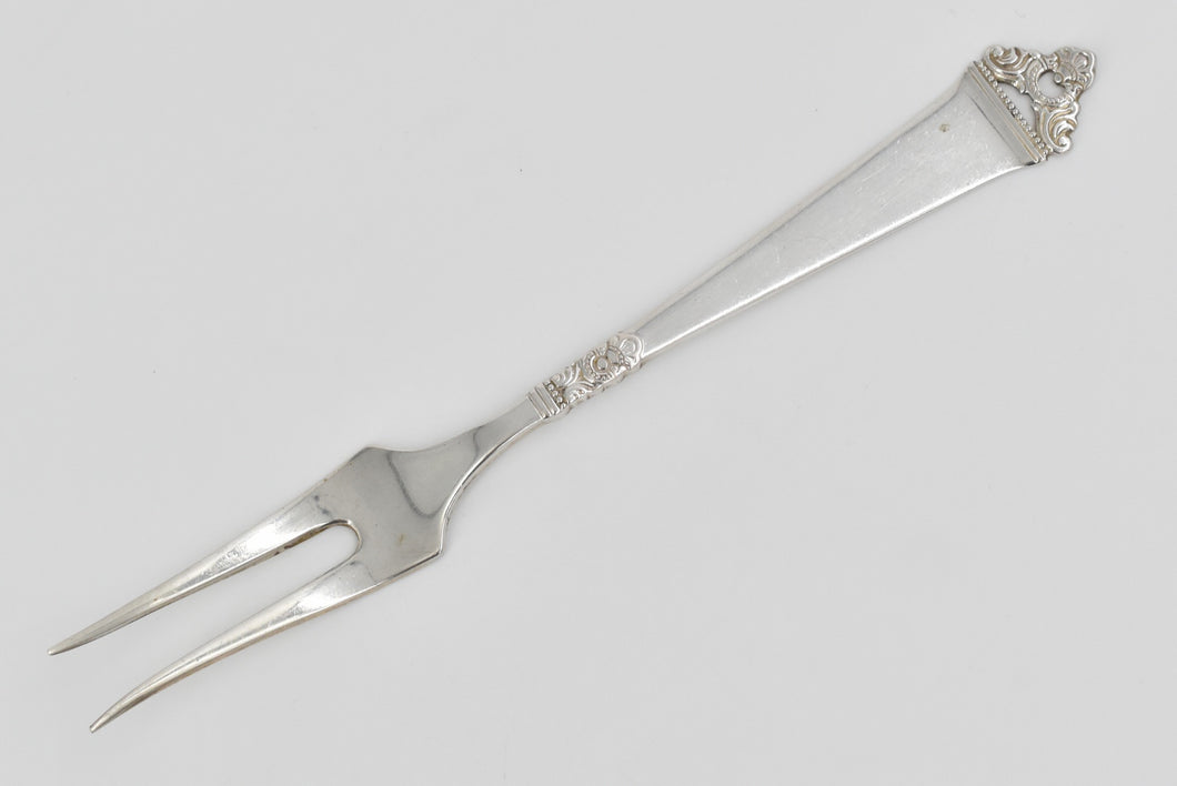 830 Silver Ornate Nils Hansen Odel Pickle Olive Fork