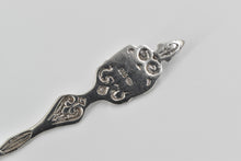 Load image into Gallery viewer, Sterling Silver Enamel Curacao Caribbean Island Souvenir Spoon