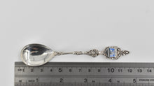 Load image into Gallery viewer, Sterling Silver Enamel Curacao Caribbean Island Souvenir Spoon